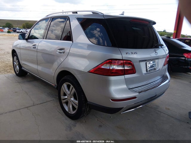 45078618 :رقم المزاد ، 4JGDA5HB6CA022452 vin ، 2012 Mercedes-benz Ml 350 4matic مزاد بيع