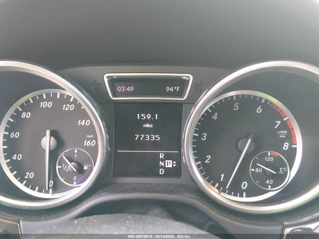 45078618 :رقم المزاد ، 4JGDA5HB6CA022452 vin ، 2012 Mercedes-benz Ml 350 4matic مزاد بيع
