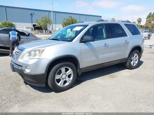 2012 Gmc Acadia Sl მანქანა იყიდება აუქციონზე, vin: 1GKKRNED4CJ226763, აუქციონის ნომერი: 45078676