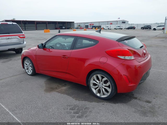 Продажа на аукционе авто 2012 Hyundai Veloster Base W/red/black, vin: KMHTC6AD9CU056018, номер лота: 45078739