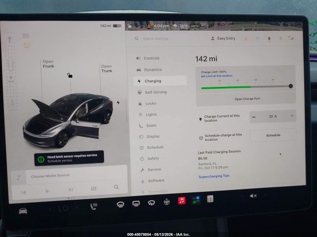 Aukcja sprzedaży 2024 Tesla Model 3 Long Range Dual Motor All-wheel Drive/rear-wheel Drive, vin: 5YJ3E1EA4RF739635, numer aukcji: 45078804