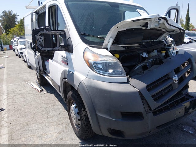 2018 Ram Promaster 1500 Low Roof 118 Wb მანქანა იყიდება აუქციონზე, vin: 3C6TRVNG7JE115183, აუქციონის ნომერი: 45078832