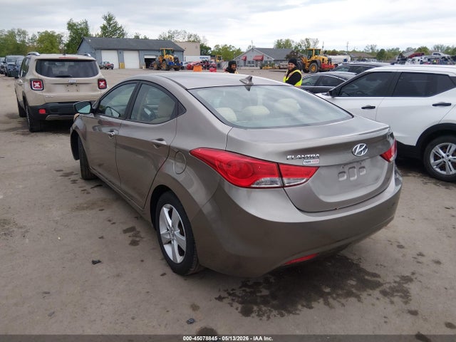 Aukcja sprzedaży 2013 Hyundai Elantra Gls, vin: 5NPDH4AE2DH368572, numer aukcji: 45078845