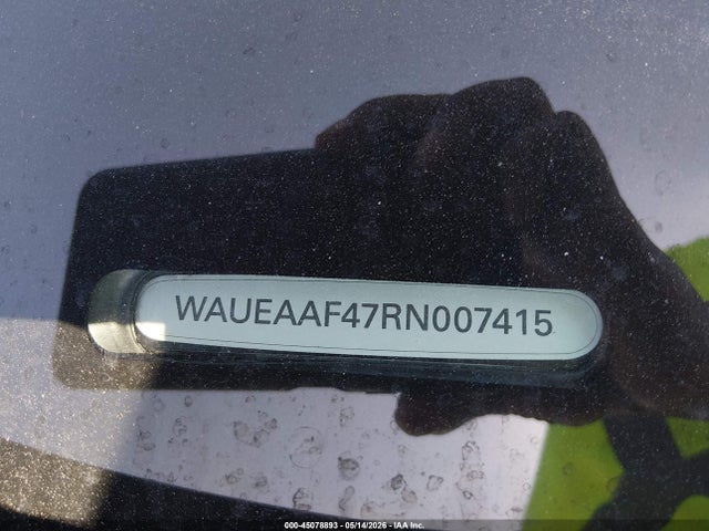 WAUEAAF47RN007415 Audi A4 Premium Plus 45 Tfsi S Line Quattro S Tronic
