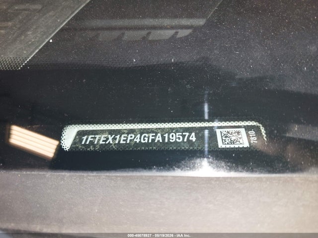 45078927 :رقم المزاد ، 1FTEX1EP4GFA19574 vin ، 2016 Ford F-150 Xlt مزاد بيع