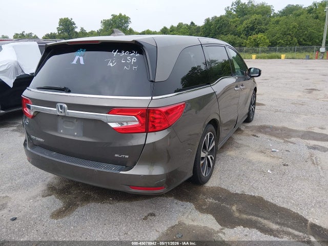 2019 Honda Odyssey Elite მანქანა იყიდება აუქციონზე, vin: 5FNRL6H92KB060502, აუქციონის ნომერი: 45078942