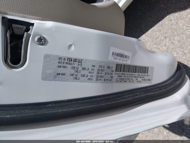 Продажа на аукционе авто 2016 Dodge Grand Caravan Se, vin: 2C4RDGBG7GR122563, номер лота: 45078960
