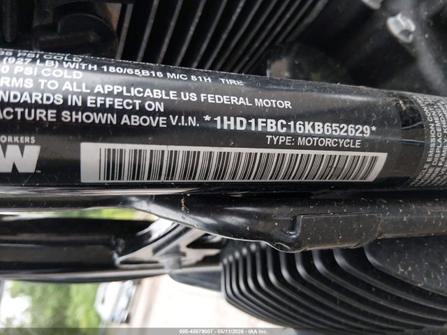 Продажа на аукционе авто 2019 Harley-davidson Flhr, vin: 1HD1FBC16KB652629, номер лота: 45079007