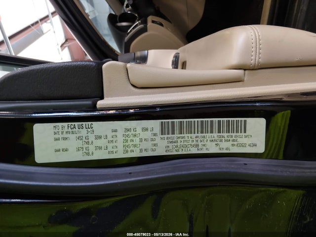 Продаж на аукціоні авто 2019 Jeep Grand Cherokee Laredo E 4x2, vin: 1C4RJEAG5KC754588, номер лоту: 45079023