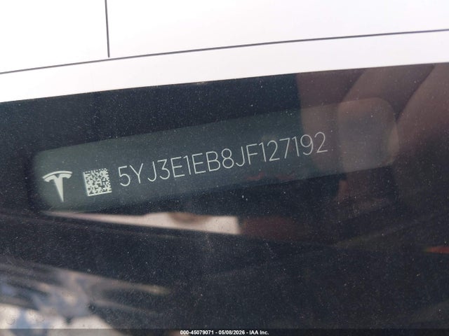 Продажа на аукционе авто 2018 Tesla Model 3 Long Range/performance, vin: 5YJ3E1EB8JF127192, номер лота: 45079071