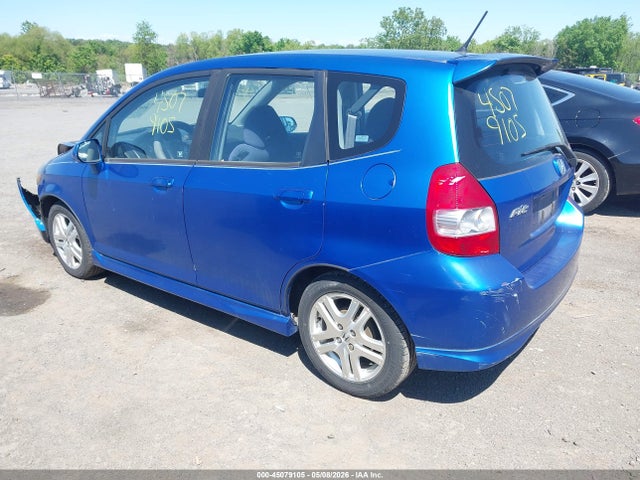 45079105 :رقم المزاد ، JHMGD38677S036858 vin ، 2007 Honda Fit Sport مزاد بيع