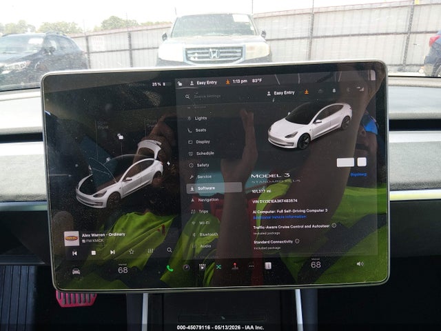 2019 Tesla Model 3 Long Range/mid Range/standard Range/standard Range Plus მანქანა იყიდება აუქციონზე, vin: 5YJ3E1EA3KF483574, აუქციონის ნომერი: 45079116