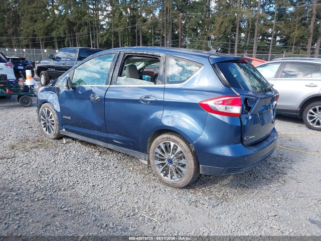 45079120 :رقم المزاد ، 1FADP5DU7JL105583 vin ، 2018 Ford C-max Hybrid Titanium مزاد بيع