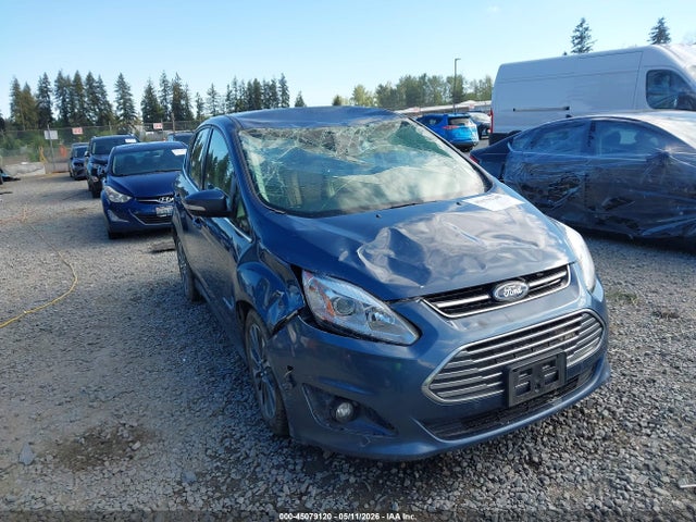 45079120 :رقم المزاد ، 1FADP5DU7JL105583 vin ، 2018 Ford C-max Hybrid Titanium مزاد بيع