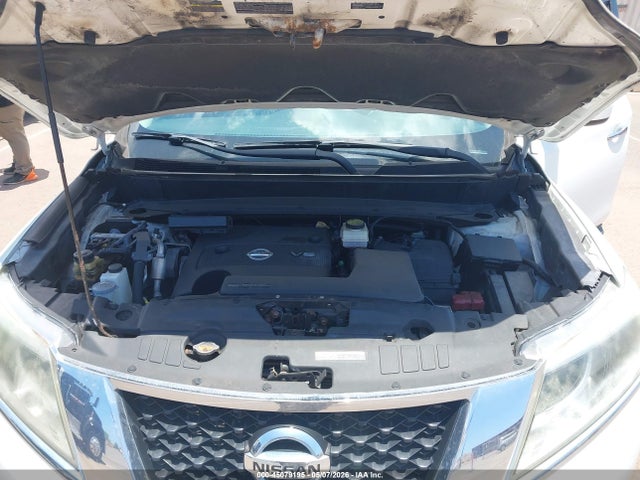 2015 Nissan Pathfinder S მანქანა იყიდება აუქციონზე, vin: 5N1AR2MNXFC657533, აუქციონის ნომერი: 45079195