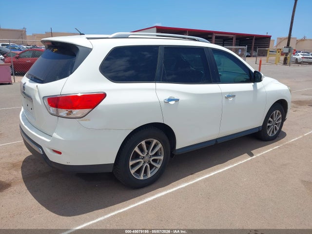 2015 Nissan Pathfinder S მანქანა იყიდება აუქციონზე, vin: 5N1AR2MNXFC657533, აუქციონის ნომერი: 45079195