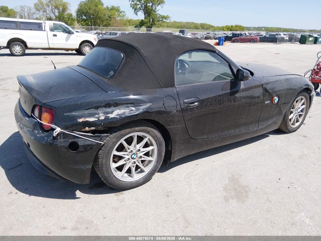 2004 Bmw Z4 2.5i მანქანა იყიდება აუქციონზე, vin: 4USBT33514LS49320, აუქციონის ნომერი: 45079374