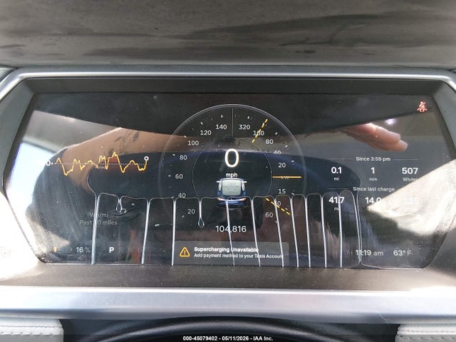 45079402 :رقم المزاد ، 5YJSA1H14EFP31998 vin ، 2014 Tesla Model S P85 مزاد بيع