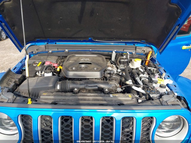 2023 Jeep Wrangler 4xe Sahara 4x4 მანქანა იყიდება აუქციონზე, vin: 1C4JJXP68PW557718, აუქციონის ნომერი: 45079453