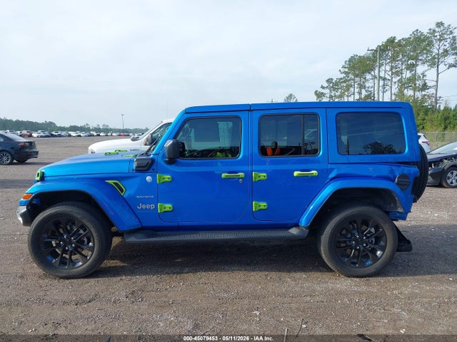 2023 Jeep Wrangler 4xe Sahara 4x4 მანქანა იყიდება აუქციონზე, vin: 1C4JJXP68PW557718, აუქციონის ნომერი: 45079453