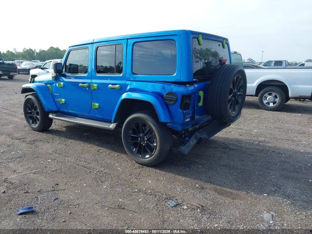 2023 Jeep Wrangler 4xe Sahara 4x4 მანქანა იყიდება აუქციონზე, vin: 1C4JJXP68PW557718, აუქციონის ნომერი: 45079453