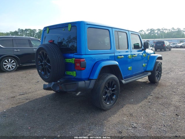 2023 Jeep Wrangler 4xe Sahara 4x4 მანქანა იყიდება აუქციონზე, vin: 1C4JJXP68PW557718, აუქციონის ნომერი: 45079453