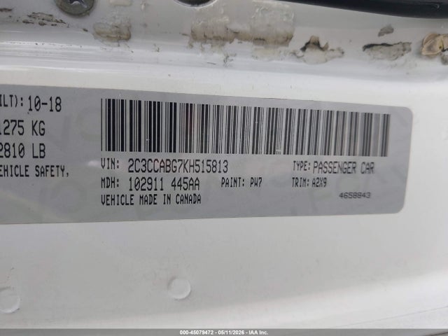 Aukcja sprzedaży 2019 Chrysler 300 300s, vin: 2C3CCABG7KH515813, numer aukcji: 45079472