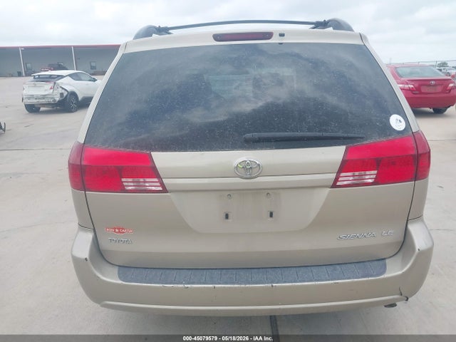 2004 Toyota Sienna Le მანქანა იყიდება აუქციონზე, vin: 5TDZA23C34S187033, აუქციონის ნომერი: 45079579