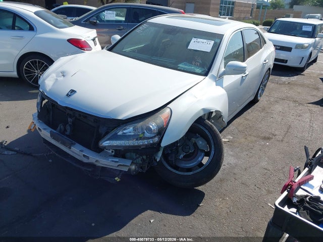 2012 Hyundai Equus Signature მანქანა იყიდება აუქციონზე, vin: KMHGH4JH1CU052555, აუქციონის ნომერი: 45079733