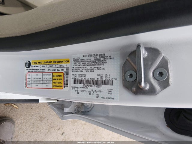 Продаж на аукціоні авто 2020 Ford Fusion Se, vin: 3FA6P0HD0LR163299, номер лоту: 45079745