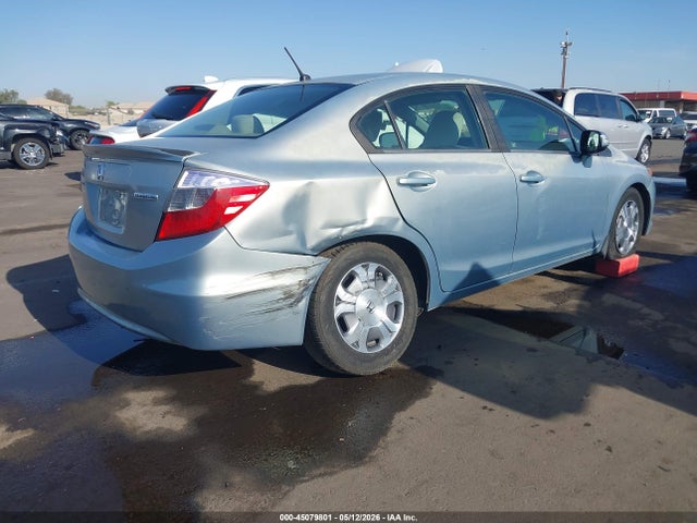 Продажа на аукционе авто 2012 Honda Civic Hybrid, vin: JHMFB4F26CS010527, номер лота: 45079801
