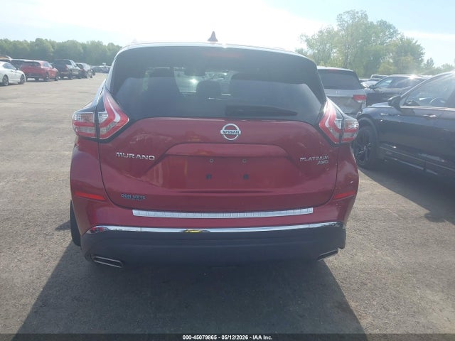 45079865 :رقم المزاد ، 5N1AZ2MHXGN166217 vin ، 2016 Nissan Murano Platinum مزاد بيع