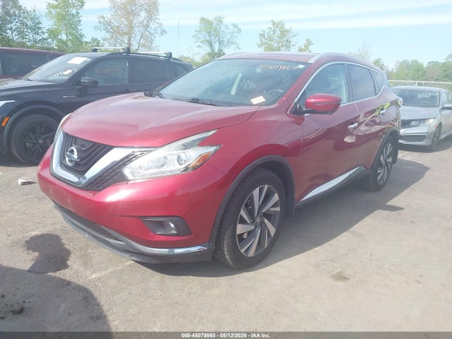 45079865 :رقم المزاد ، 5N1AZ2MHXGN166217 vin ، 2016 Nissan Murano Platinum مزاد بيع