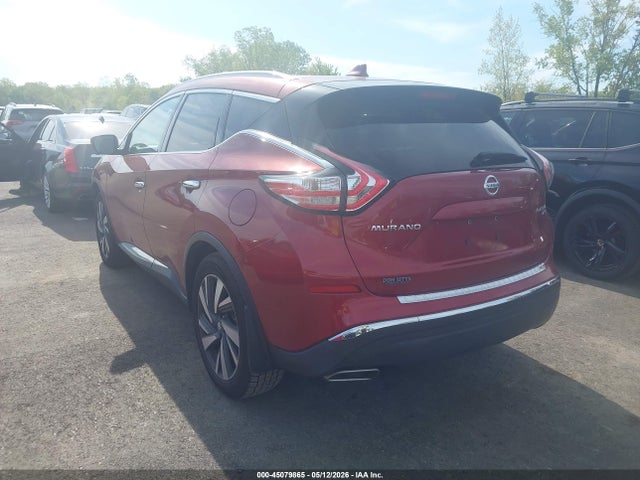 45079865 :رقم المزاد ، 5N1AZ2MHXGN166217 vin ، 2016 Nissan Murano Platinum مزاد بيع