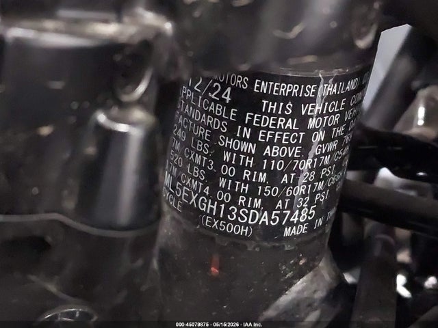 Kawasaki Ex500 H 2025 ML5EXGH13SDA57485 Image 10
