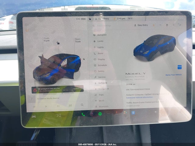 Продаж на аукціоні авто 2025 Tesla Model Y Long Range Dual Motor All-wheel Drive, vin: 7SAYGDEE9SA372032, номер лоту: 45079898