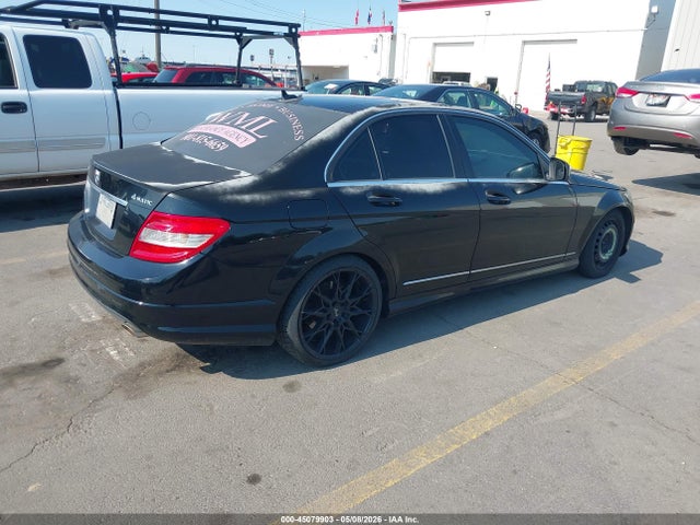 45079903 :رقم المزاد ، WDDGF81X29F260178 vin ، 2009 Mercedes-benz C 300 Luxury 4matic/sport 4matic مزاد بيع