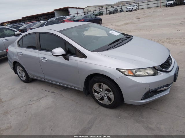 45080207 :رقم المزاد ، 2HGFB2F56DH593787 vin ، 2013 Honda Civic Lx مزاد بيع