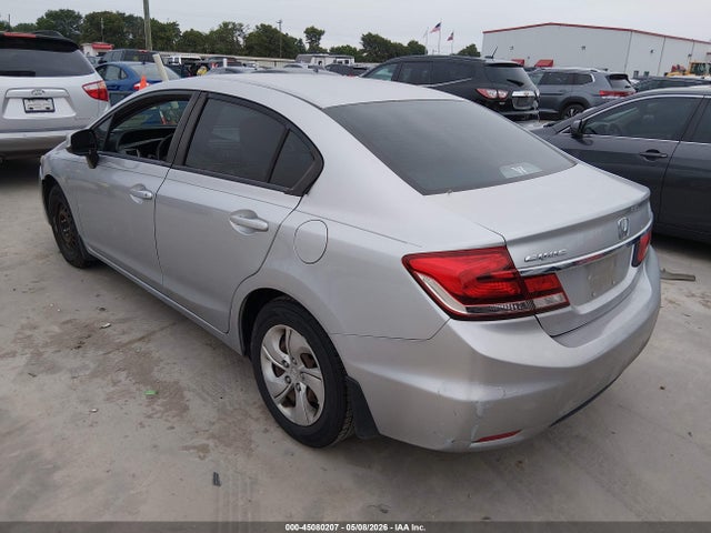 45080207 :رقم المزاد ، 2HGFB2F56DH593787 vin ، 2013 Honda Civic Lx مزاد بيع