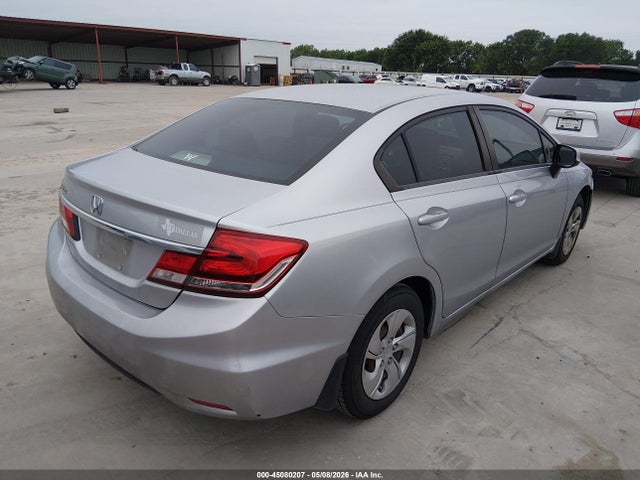 45080207 :رقم المزاد ، 2HGFB2F56DH593787 vin ، 2013 Honda Civic Lx مزاد بيع