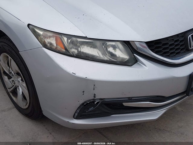 45080207 :رقم المزاد ، 2HGFB2F56DH593787 vin ، 2013 Honda Civic Lx مزاد بيع