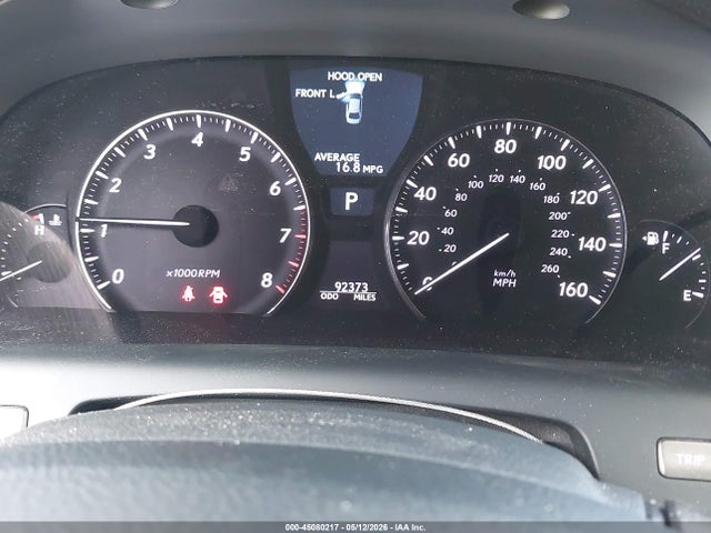 Aukcja sprzedaży 2012 Lexus Ls 460, vin: JTHBL5EF2C5108569, numer aukcji: 45080217