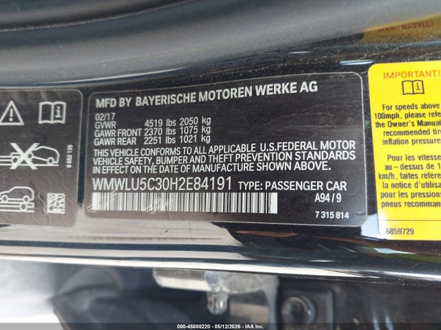 Mini Clubman Cooper S 2017 WMWLU5C30H2E84191 Image 9