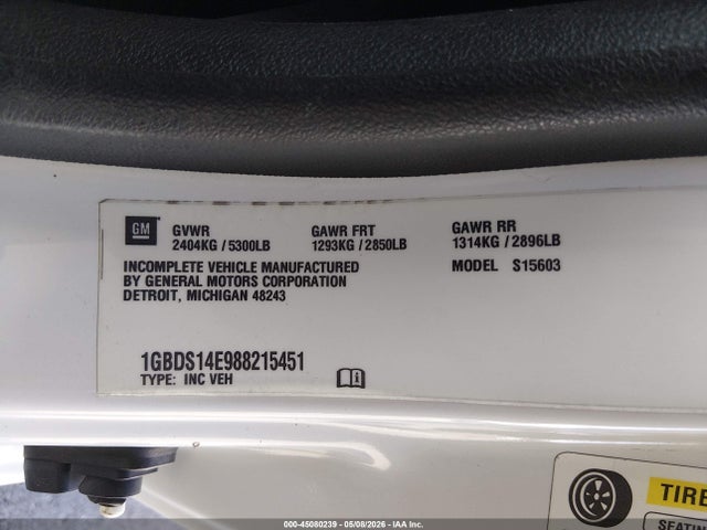 Aukcja sprzedaży 2008 Chevrolet Colorado Work Truck, vin: 1GBDS14E988215451, numer aukcji: 45080239
