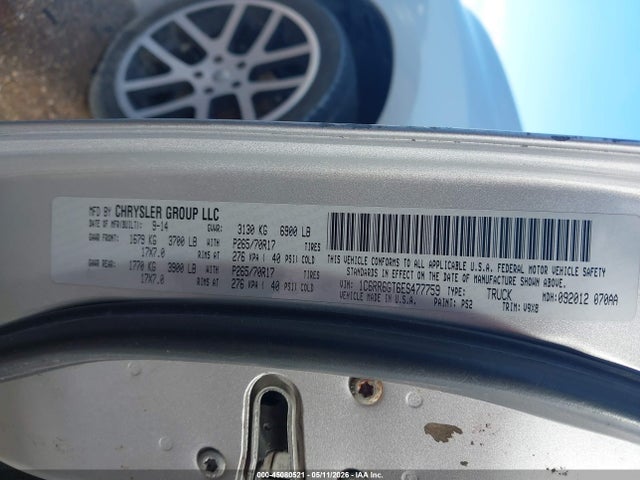 Aukcja sprzedaży 2014 Ram 1500 Slt, vin: 1C6RR6GT6ES477759, numer aukcji: 45080521