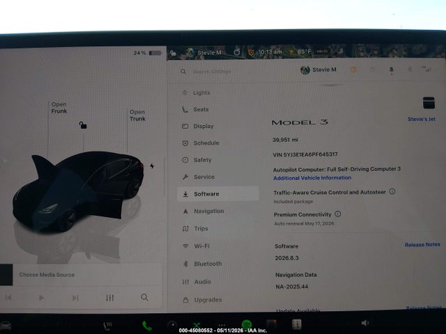 Aukcja sprzedaży 2023 Tesla Model 3 Rear-wheel Drive, vin: 5YJ3E1EA6PF645317, numer aukcji: 45080552