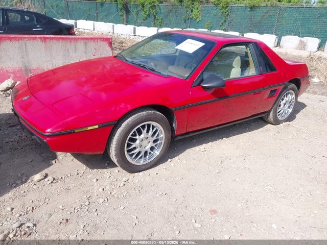 1986 Pontiac Fiero მანქანა იყიდება აუქციონზე, vin: 1G2PE37R9GP269044, აუქციონის ნომერი: 45080593