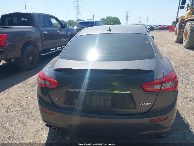 2015 Maserati Ghibli S Q4 მანქანა იყიდება აუქციონზე, vin: ZAM57RTA3F1138477, აუქციონის ნომერი: 45080623
