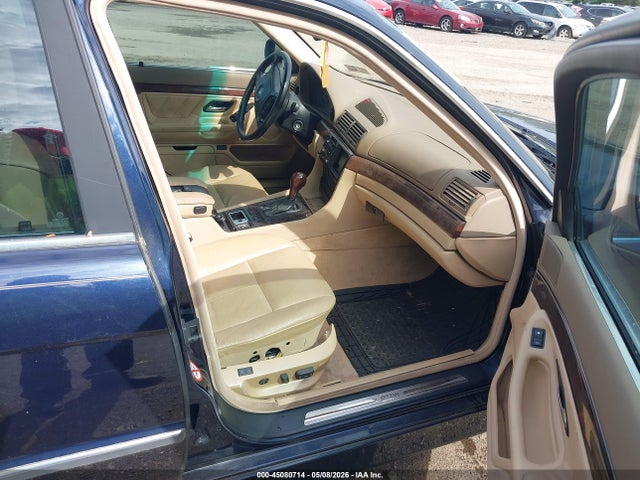 2001 Bmw 740il მანქანა იყიდება აუქციონზე, vin: WBAGH83441DP22891, აუქციონის ნომერი: 45080714