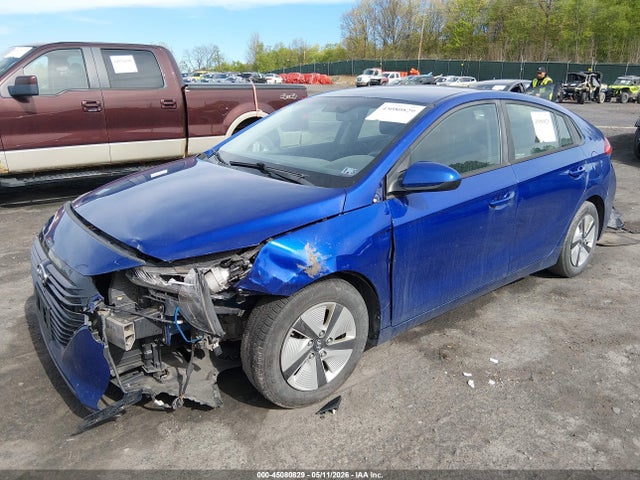 2019 Hyundai Ioniq Hybrid Blue მანქანა იყიდება აუქციონზე, vin: KMHC65LC6KU166612, აუქციონის ნომერი: 45080829